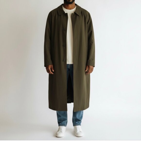 London Fog Other - Vintage Men's London Fog Single Breasted Trench Coat Made in USA